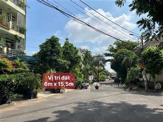 Bán lô đất đẹp sau gigamall dt 93m2 6 x 15.5m giá 9.5 tỷ. khu dân cư phân lô. có vỉa hè