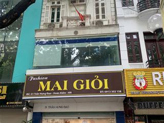 Cho thuê mặt bằng kinh doanh phố hàng bạc  dt 120m2, mặt tiền 6m, nhận diện thương hiệu, cực đẹp
