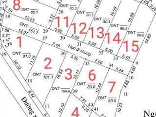 Cần bán nhanh lô đát 80m full thổ cư sát trung tâm, trường học các cấp với giá hơn tỷ