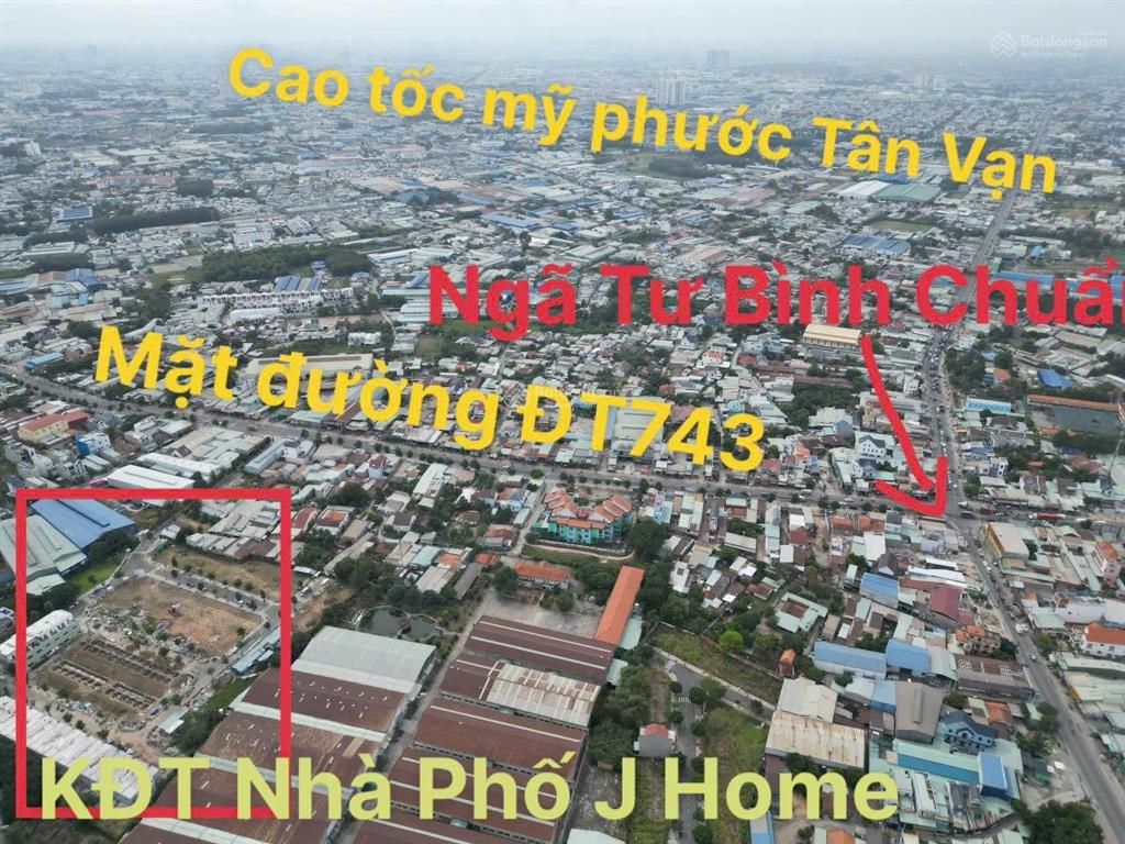 Bán biệt thự cát tường j  home, 4,7 tỷ, 76,5 m2, 5pn, 3wc tại đt 743, bình chuẩn, thuận an