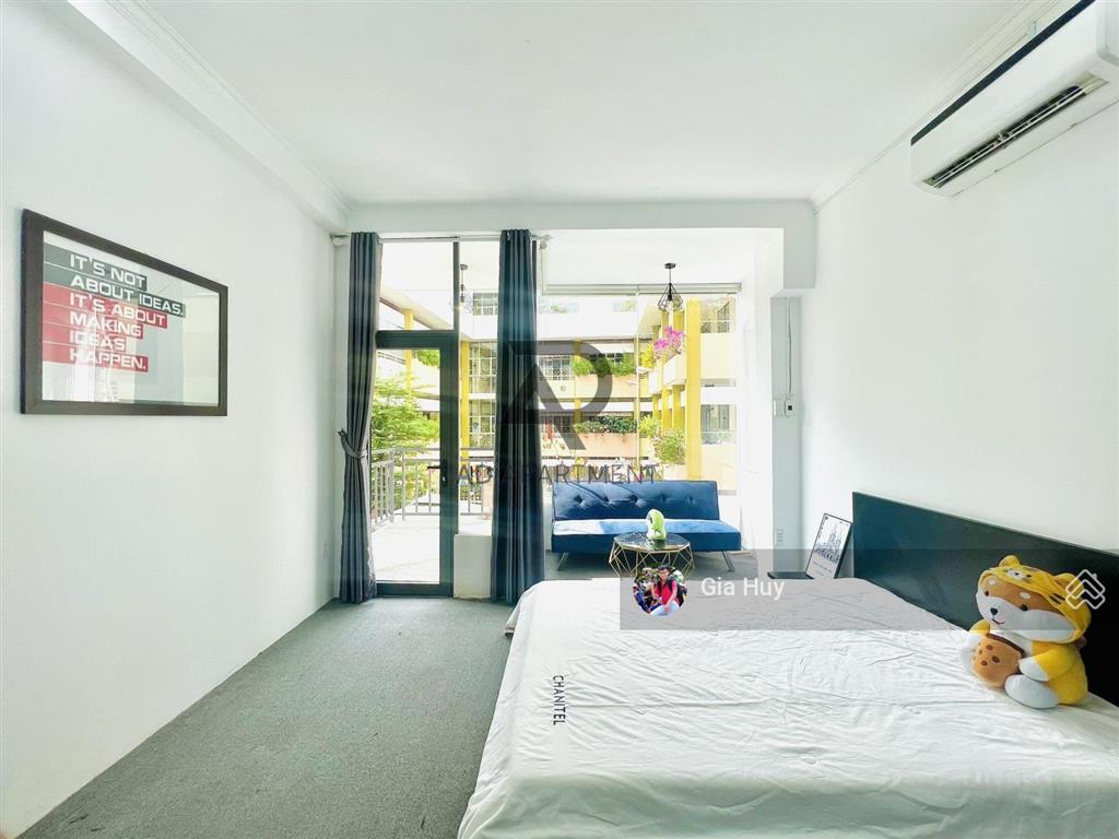 Studio ban công  cửa sổ full kính  view cực chill  gần đại học gtvt  ngã tư hàng xanh
