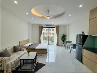 Cho thuê studio ban công cửa sổ lớn, đầy đủ nội thất mới ngay quan hoa, nguyễn khánh toàn, cầu giấy