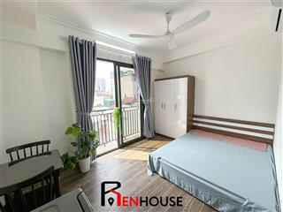 Cho thuê studio ban công đầy đủ nội thất mới tinh ngay goldmark city  hồ tùng mậu