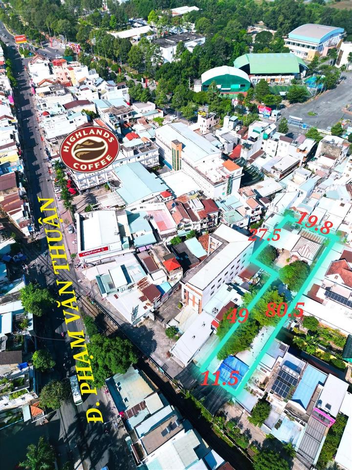 Lô biệt thự 1142m2 full thổ cư trung tâm biên hòa giá rẻ