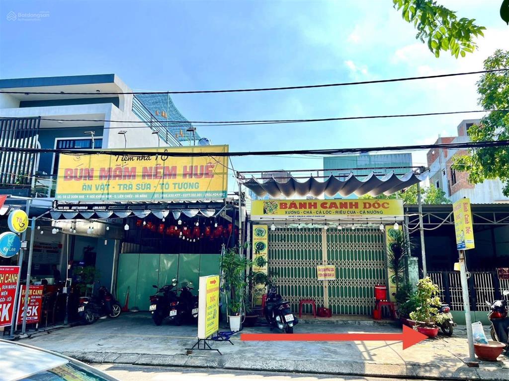 Bán đất tặng nhà mặt tiền kinh doanh lê doãn nhạ hoà khánh nam liên chiểu đà nẵng