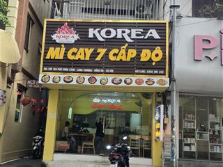 Bán nhà 3 tầng mặt phố chùa láng 168 tỷ 300. mặt tiền khủng 4,4m. diện tích 187m2. có thương lượng.