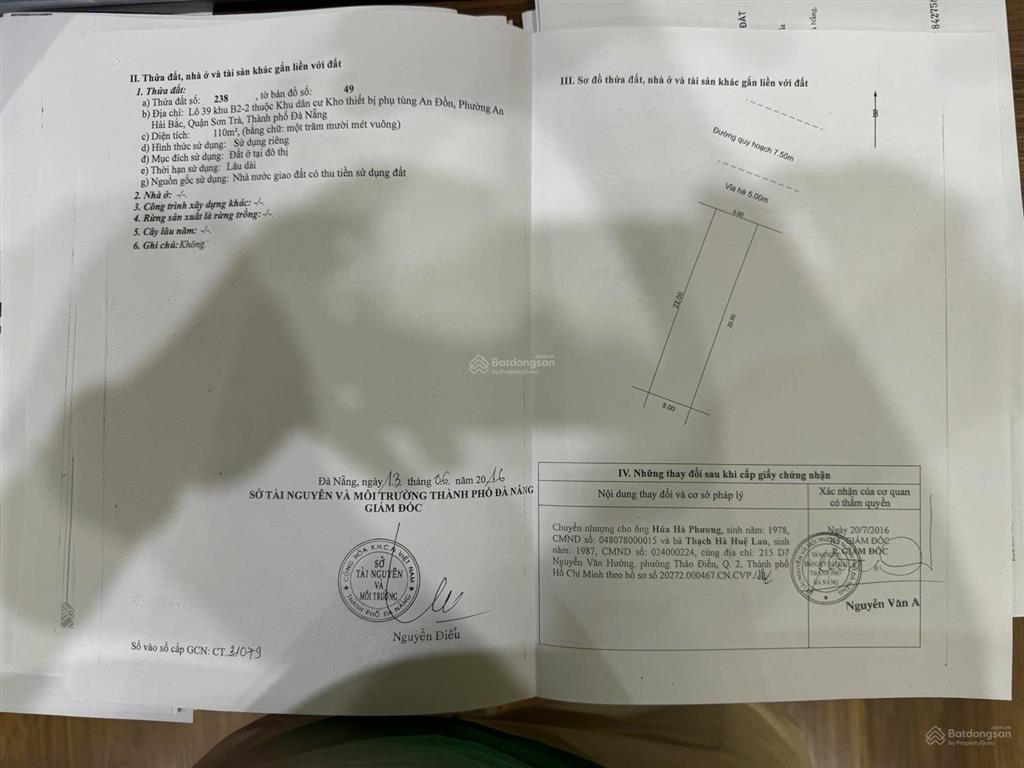 Bán đất tại an đồn 6, an hải bắc, sơn trà, đà nẵng, 35,5 tỷ, 220m2 giá cực chất