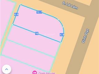 Bán đất tại 2 mt đinh đạt với lê lâm, an hải bắc, sơn trà, đà nẵng, 32 tỷ, 181m2, giá siêu hời