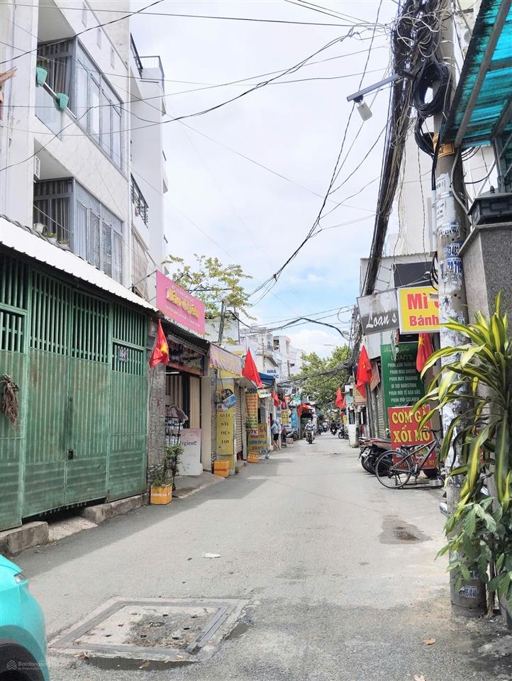 Bán đất tặng nhà n4 x 19m nở hậu 6.3m mặt tiền trần bá giao p5 gv đường nhựa, gần ngã 3 9 tỷ