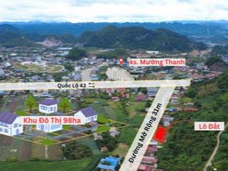 Chính chủ không qua môi giới  bán đất mặt đường 31m  gần mường thanh mộc châu sơn la