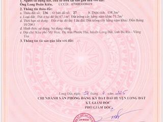 Chủ kẹt tiền cần bán lô đất ngay trung tâm thị trấn phước hải giá chỉ từ 750tr