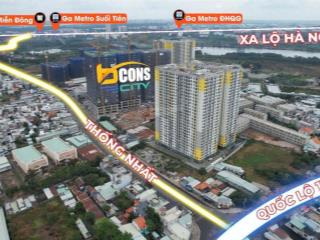 Căn hộ bcons city 2pn 2wc với 448 triệu tại dự án luxury đầu tiên tại đại lộ đông tây bình dương