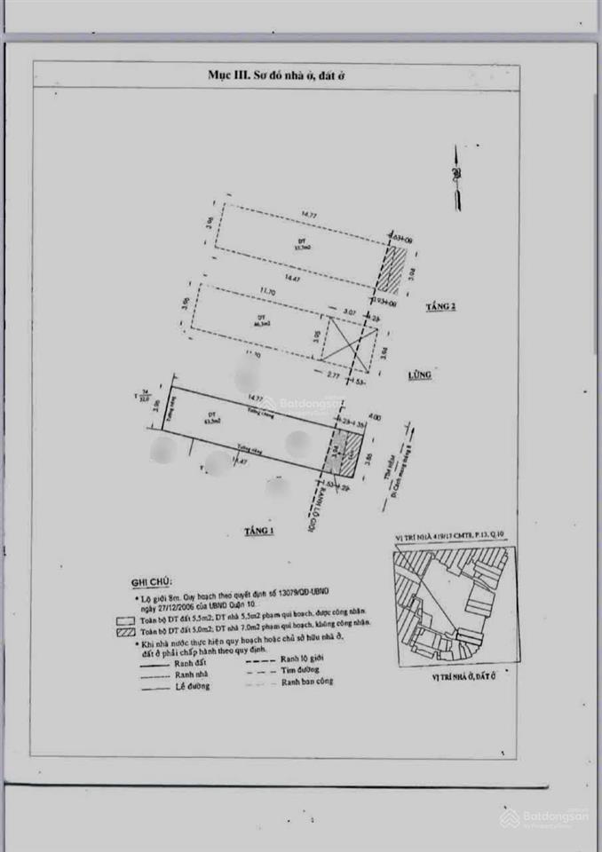 Bán nhà hxh cmtt , phường 13, quận 10 . / điệp 0903 070 ***