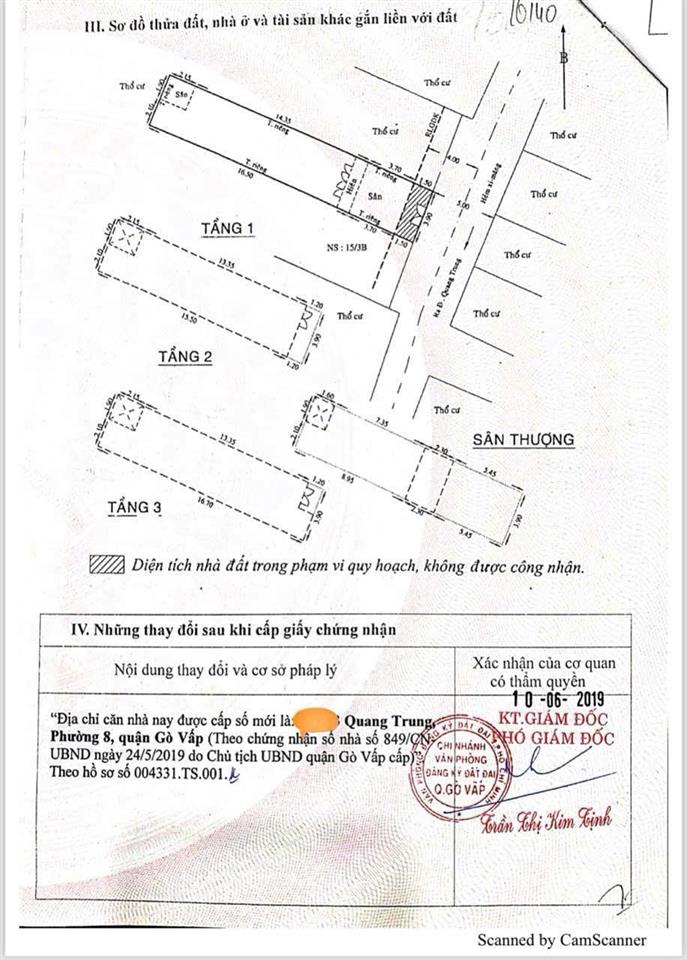 Bán nhà quang trung p.8  gò vấp .  điệp 0903 070 ***