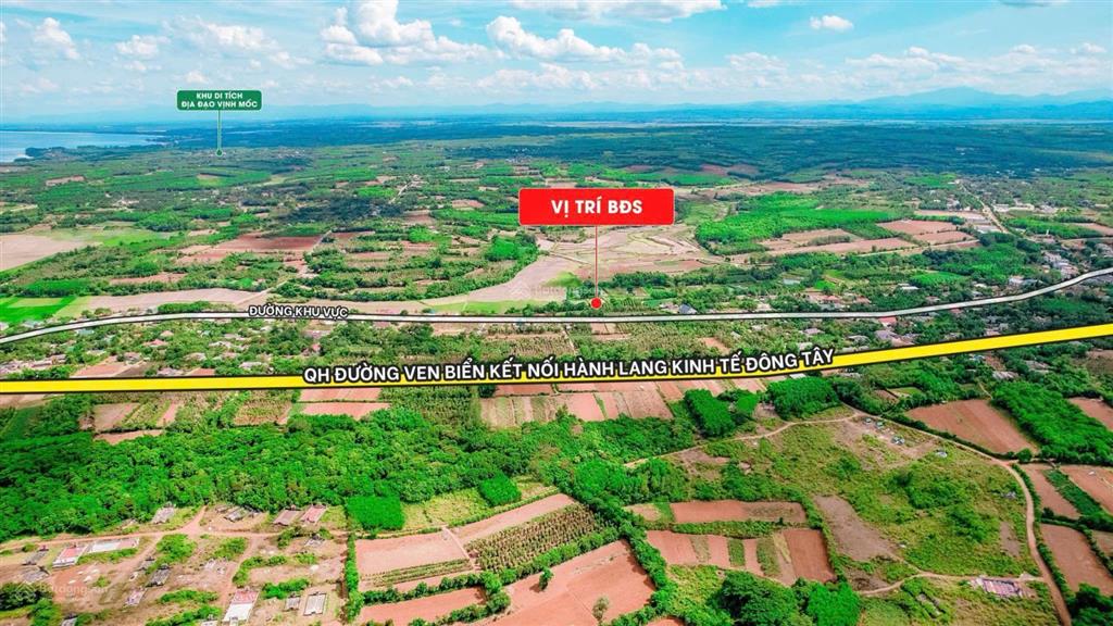 Bán đất thôn sè, xã kim thạch vĩnh linh, quảng trị 189,1m chỉ 650 triệu, có tl