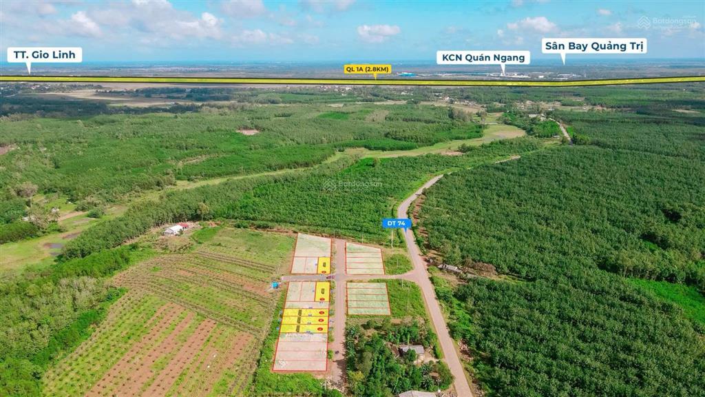 Bán lô đất đẹp 300m² gio sơn, gio linh giá tốt gần trung tâm, khu công nghiệp, sân bay