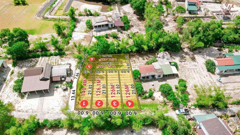 Bán đất gần biển tại trung giang, gio linh  126m²  chỉ 520 triệu