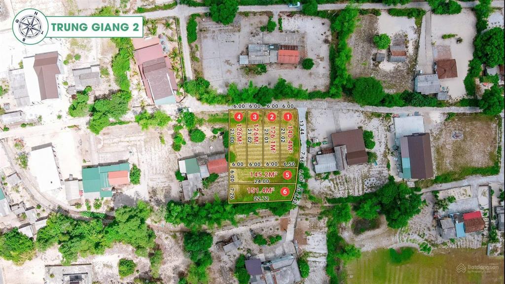 Bán đất gần biển tại trung giang, gio linh  126m²  chỉ 520 triệu