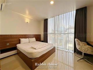 Cho thuê căn hộ 1pn cửa sổ thoáng  rộng 50m2  full nt  giáp phan đăng lưu, chợ bà chiểu