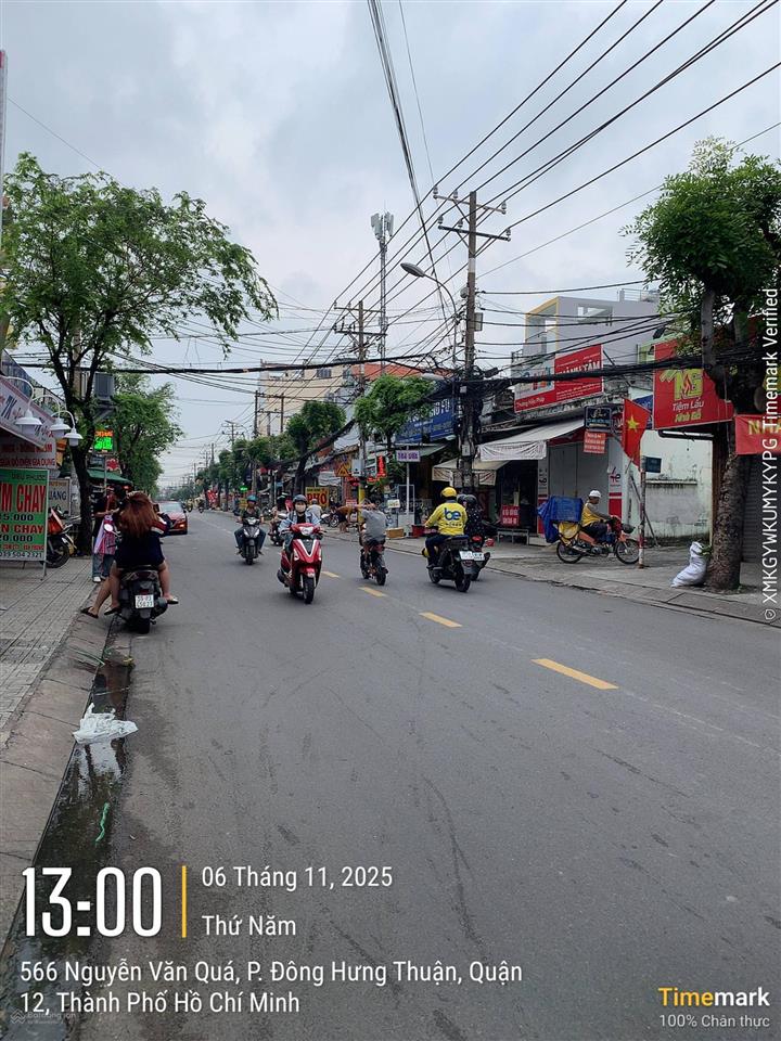 Đất mặt tiền nguyễn văn quá 7,5m x 30m. giá 33 tỷ tl chính chủ