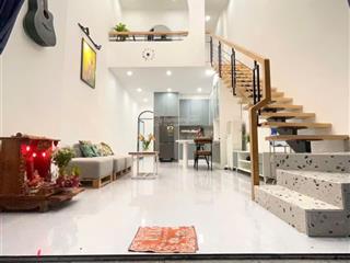 Nhà đẹp sát gò vấp 60m2 full nội thất  3pn  4mx15m  đường lê văn khương ht q.12