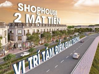 Bán shophouse tại vinh park river, 4,7 tỷ, 136m2, mặt tiền 8m, ngõ vào 12m