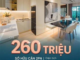 Nhận booking có hoàn lại căn hộ 2n 57  64m2, chỉ 20tr/booking ghi nhận 50tr, tặng thêm 100tr