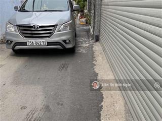 Hẻm xe hơi, 100m ra mt thống nhất 101m2, nở hậu 5.5m, 6.5 tỷ tl