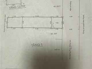 Chính chủ bán nhà 20/x phan đăng lưu, phường 6, bình thạnh, shr
