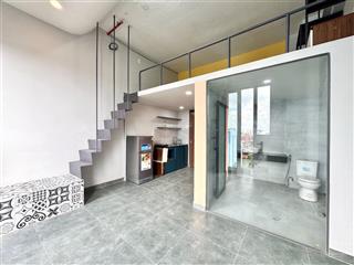 / chdv có gác và nội thất cơ bản, phòng bự ban công thoáng trống sẵn