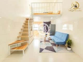 Phòng cho thuê tại quận 6 có nội thất cơ bản trống sẵn rộng 35m² có gác  cửa sổ thoáng