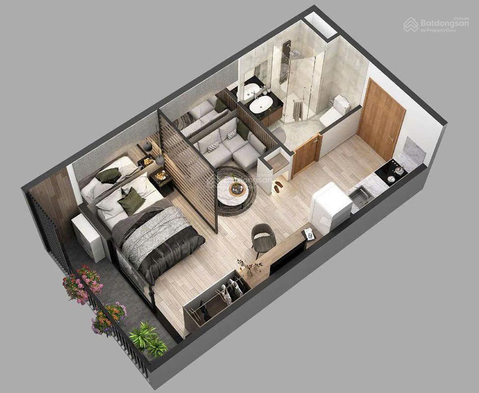 Chuyển nhượng hđmb căn hộ studio view thoáng giá chỉ 2,2 tỷ thu net