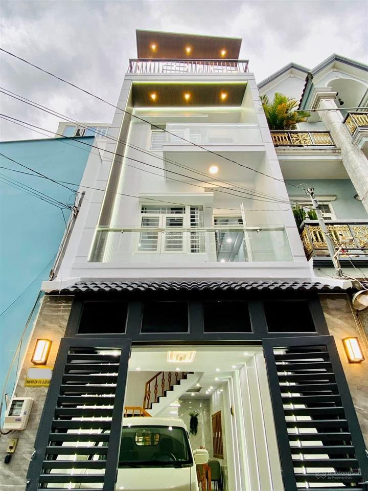 Nhà 4 tầng 50.5m2 hẻm xe tải khu đồng bộ, đối diện siêu thị emart 2, giá chỉ 6.78 tỷ