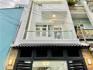 Nhà 4 tầng 50.5m2 hẻm xe tải khu đồng bộ, đối diện siêu thị emart 2, giá chỉ 6.78 tỷ