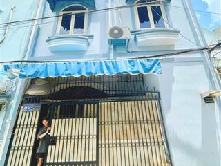 Nhà 1 lầu 27m2 hẻm xe hơi thông đường số 3, p. 9, sát trục đường nguyễn văn khối