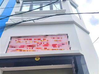 Nhà 4 tầng 36.7m2 căn góc hẻm xe tải thông, khu phân lô, ngay lottemart.