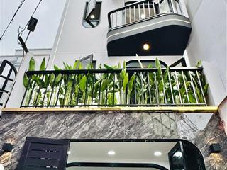 Nhà xây mới 4 tầng 41.2m2 hẻm thông đường lê hoàng phái, ngay chợ an nhơn
