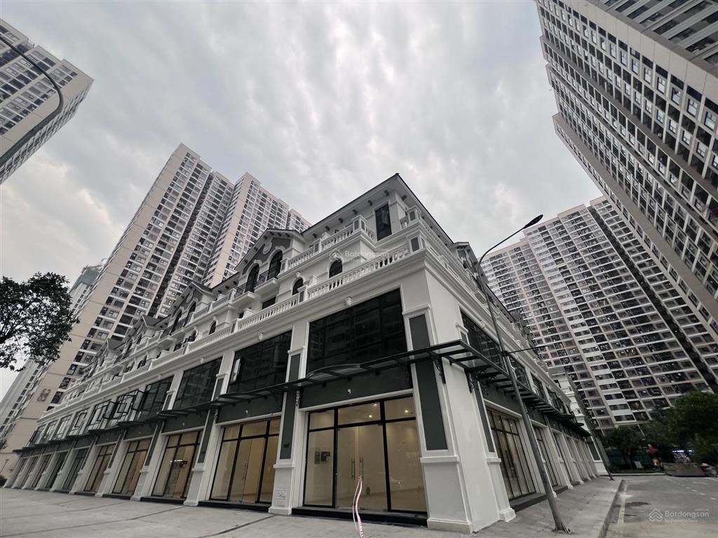 Mở bán shophouse tmdv vinhomes smart city với thiết kế 4 tầng, mặt tiền thoáng vỉa hè rộng