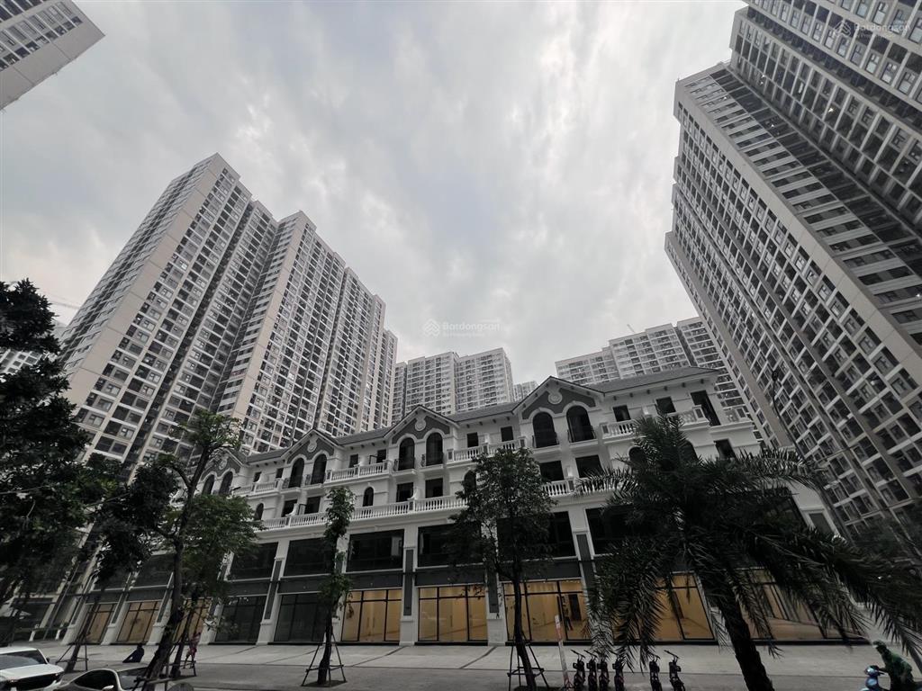Mở bán shophouse tmdv vinhomes smart city với thiết kế 4 tầng, mặt tiền thoáng vỉa hè rộng