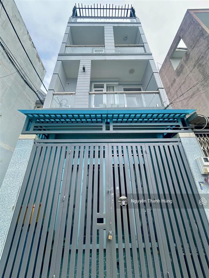 Bán nhà 4 tầng đúc hẻm xe hơi 1 trục lê văn khương quận 12 giá rẻ 5,69 tỷ diện tích 60m2 (4,5x13)