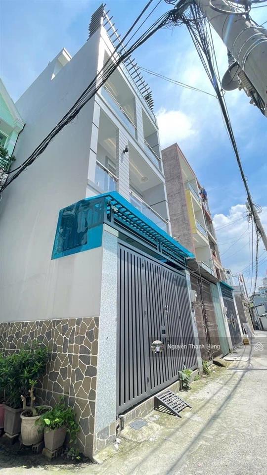Bán nhà 4 tầng đúc hẻm xe hơi 1 trục lê văn khương quận 12 giá rẻ 5,69 tỷ diện tích 60m2 (4,5x13)