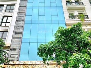 Siêu phẩm building mặt phố trần đăng ninh 9 tầng có hầm vỉa hè rộng 2 mặt thoáng