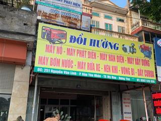 Bán nhà mặt phố nguyễn văn linh, thị xã mỹ hào, hưng yên 130m2 4 tầng  mt 5m  6,7 tỷ