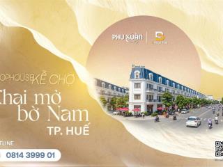 Mùa mưa nên chọn shophouse phú xuân city, dự án mới cốt nền cao không ngập lụt