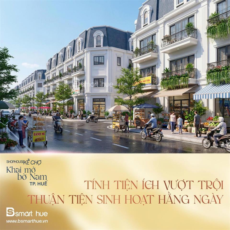 Richmond phú xuân 20 căn liền kề khu phố chợ thanh toán tiến độ 15 tháng (5  10%/mỗi đợt)