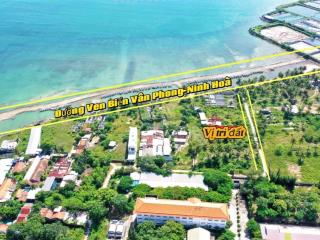 Bán lô đất tân đức đông sát đường ven biển kkt vân phong, gần 115 m2, giá 1 tỷ 620 triệu