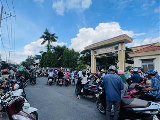 Bán nhà đối diện trường học, đường nhánh vành đai 2 lộ giới 30m, xây hầm + 6 tầng