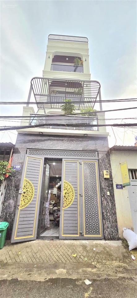 Siêu phẩm 5 tầng mới toanh  mặt tiền kinh doanh  ngay chợ gò xoài  chỉ 7.x tỷ!