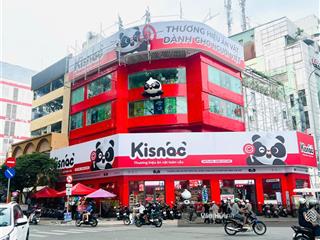 Ngộp bank góc 2 mt cách mạng tháng tám, quận 3  dt 8x25m  4 tầng  hđt 280 triệu  giá 52 tỷ