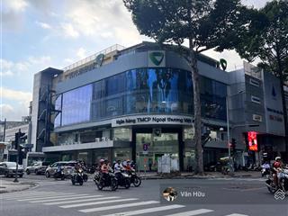 Góc 2 mặt tiền cách mạng tháng tám, quận 3  dt 8x25m  4 tầng  hđt 280 triệu  giá 49 tỷ